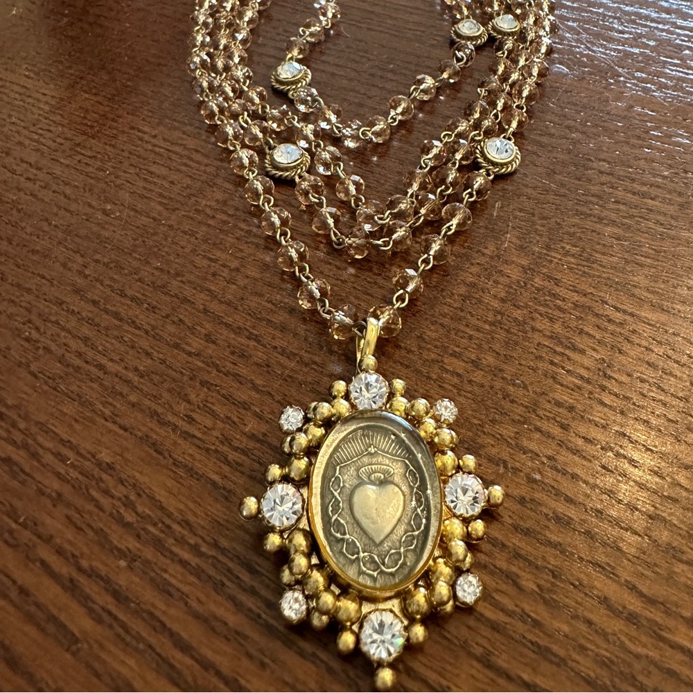 Virgins Saints & Angels beaded necklace
